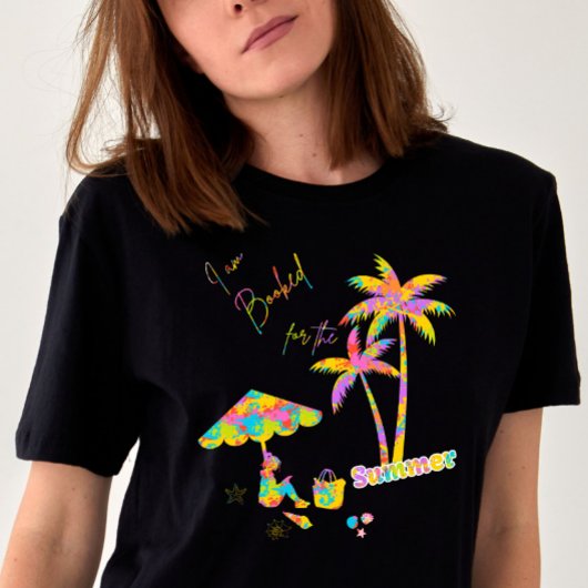 「私は夏に予約している」カスタム トライブレンドＴシャツ