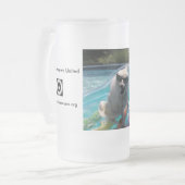 私は夏のマグのために住んでいます フロストグラスビールジョッキ (正面左)