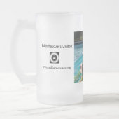 私は夏のマグのために住んでいます フロストグラスビールジョッキ (左)