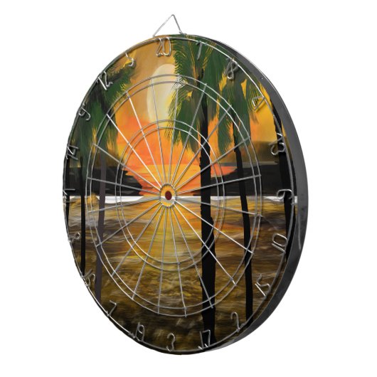 私は夕日が大好きだから ダーツボード (正面右)