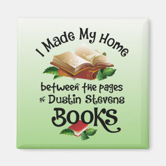 私は夕暮れスティーブン・ブックスのページの間に住んでいる マグネット