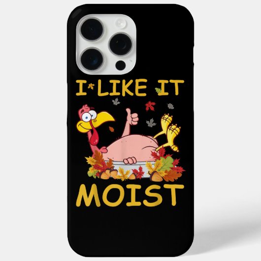 私は夕食の感謝祭のようおもしろいに湿ったトルコが好き Case-Mate iPhoneケース (裏面)
