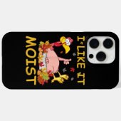 私は夕食の感謝祭のようおもしろいに湿ったトルコが好き Case-Mate iPhoneケース (裏面 (横))