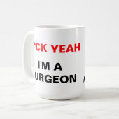 私は外科医です コーヒーマグカップ (正面左)