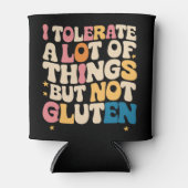 私は多くのことを許容するが、グルテンは許容しない 缶クーラー (正面)