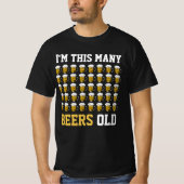 私は多くのビールの古い40歳のクール誕生日プレゼントである Tシャツ (正面)