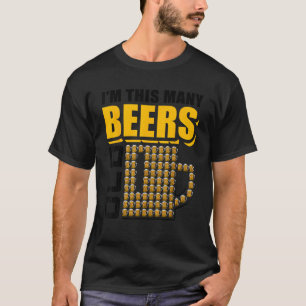 私は多くのビール75誕生日75年おもしろい Tシャツ