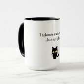 「私は多くの事に耐える…グルテンは食べられない マグカップ (正面左)