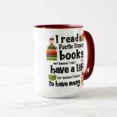 私は多くの人々の読暮らしをダスティン・スティーブンス マグカップ (正面右)