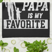 私は多くの名前を呼ばれたがパパ父の キッチンタオル (折り畳み)