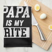 私は多くの名前を呼ばれたがパパ父の キッチンタオル (四つ折り)