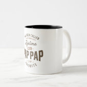 私は多くの名前を呼ばれたが、Pap-Papは私である ツートーンマグカップ (正面右)