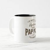 私は多くの名前を呼ばれたが、Pap-Papは私である ツートーンマグカップ (正面左)