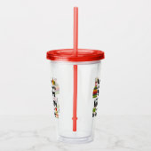 私は多くの生活のブレンダK読ダビズの本を住んでいる アクリルタンブラー (右)