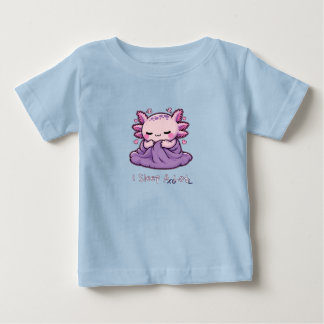 私は多く眠る – Axolotlベビーティー ベビーTシャツ