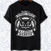 私は夜人フクロウではない Tシャツ