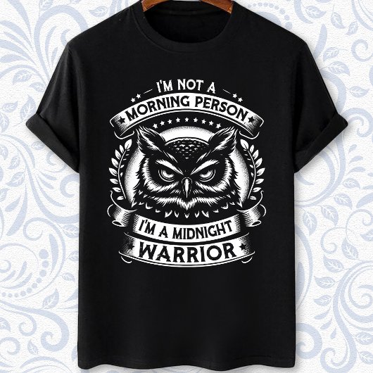 私は夜人フクロウではない Tシャツ