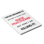 私は夢にも思わなかった私はすごいナース2 ノートパッド (アングル)