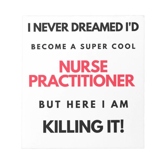 私は夢にも思わなかった私はすごいナース2 ノートパッド (正面)