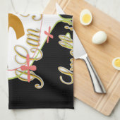 私は夢の中で出来る金が好きだ。 キッチンタオル (四つ折り)