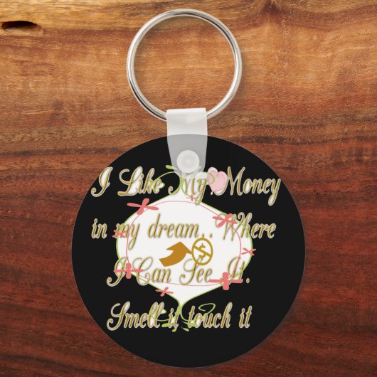 私は夢の中で出来る金が好きだ。 キーホルダー (正面)