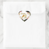 私は夢の中で出来る金が好きだ。 ハートシール (バッグ)