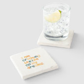 私は夢の人生を作っている ストーンコースター (横)