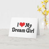 私は夢の娘が大好き カード (黄色い花)