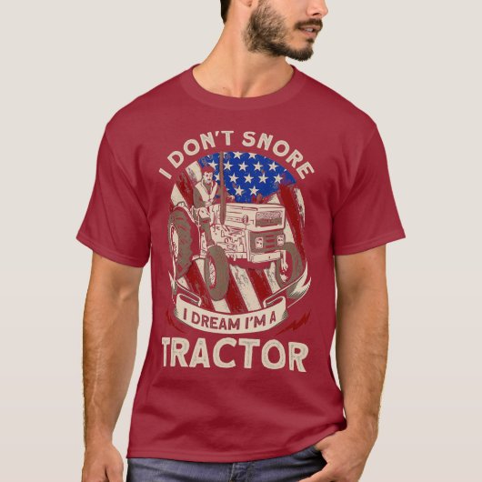 私は夢を奪う私はトラクター農業4thの tシャツ (正面)