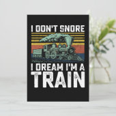 私は夢を奪わない電車のヴィンテージレトロ 招待状 (スタンド正面)