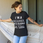 私は夢を見パーソナライズされたる猫引用文 Tシャツ