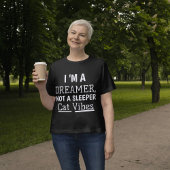 私は夢を見パーソナライズされたる猫引用文 Tシャツ