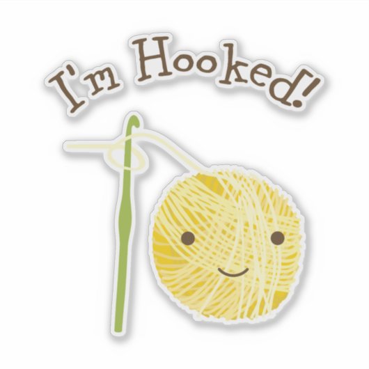 私は夢中だ シール (正面)