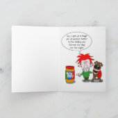 私は大いに買うことをできることができませんでした(誕生日) カード (内部)