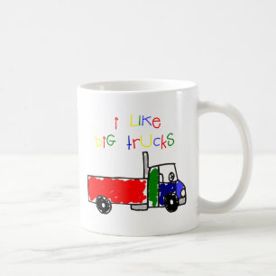 私は大きいトラックを好みます コーヒーマグカップ