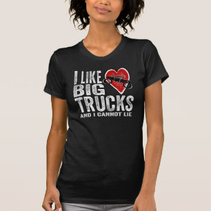 私は大きいトラックを好みます Tシャツ