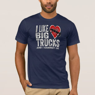 私は大きいトラックを好みます Tシャツ