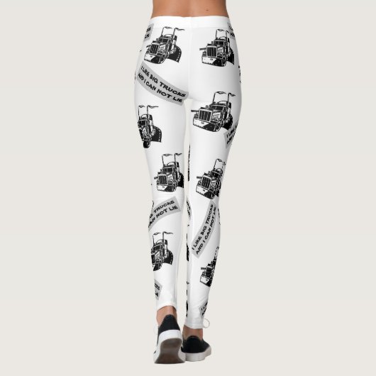 私は大きいトラックを好み、レギンスあることができません レギンス (裏面)