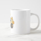 私は大きいバケツのバックホウのコーヒー・マグを好みます ジャンボコーヒーマグカップ (右)