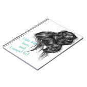 私は大きいパンのノートを好みます ノートブック (左側)