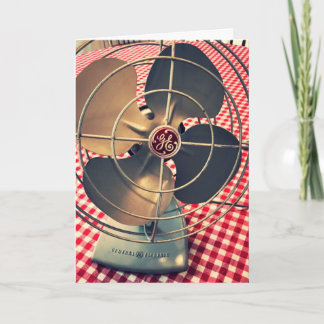 私は大きいファンです サンキューカード