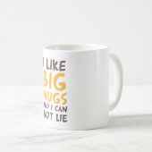 私は大きいマグを好み、あることができません コーヒーマグカップ (正面右)