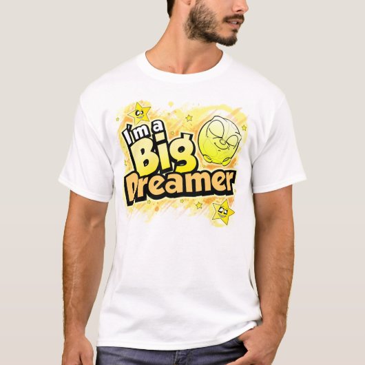 私は大きい夢みる人T -大人です Tシャツ (正面)