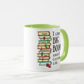 私は大きい本のコーヒー・マグを好みます マグカップ (正面右)