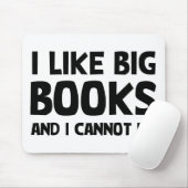 私は大きい本を好みます マウスパッド (マウス)