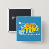 私は大きい本を好みます 缶バッジ (正面&裏面)