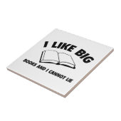 私は大きい本を好み、あることができません タイル (側面)