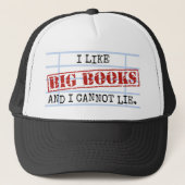 私は大きい本を好み、おもしろいな図書館あることができません キャップ (正面)