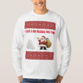 私は大きい…醜カスタマイズいセーター長袖 Tシャツ (正面)