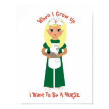 私は大きくなったらナースになりたい